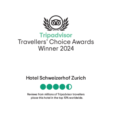 Travellers Choice 2024 Tripadvisor - Hotel Schweizerhof Zürich