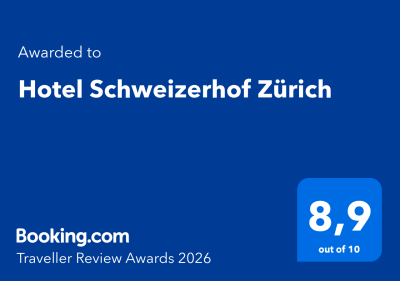 Digital Award RA 2026 - Hotel Schweizerhof Zürich
